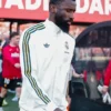Adidas 25 And 26 Real Madrid Striped White Track Jacket
