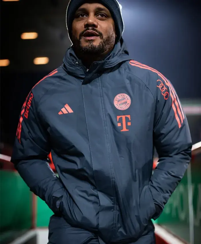 Adidas Bayern Munich Vincent Kompany Rain Jacket - Image 2