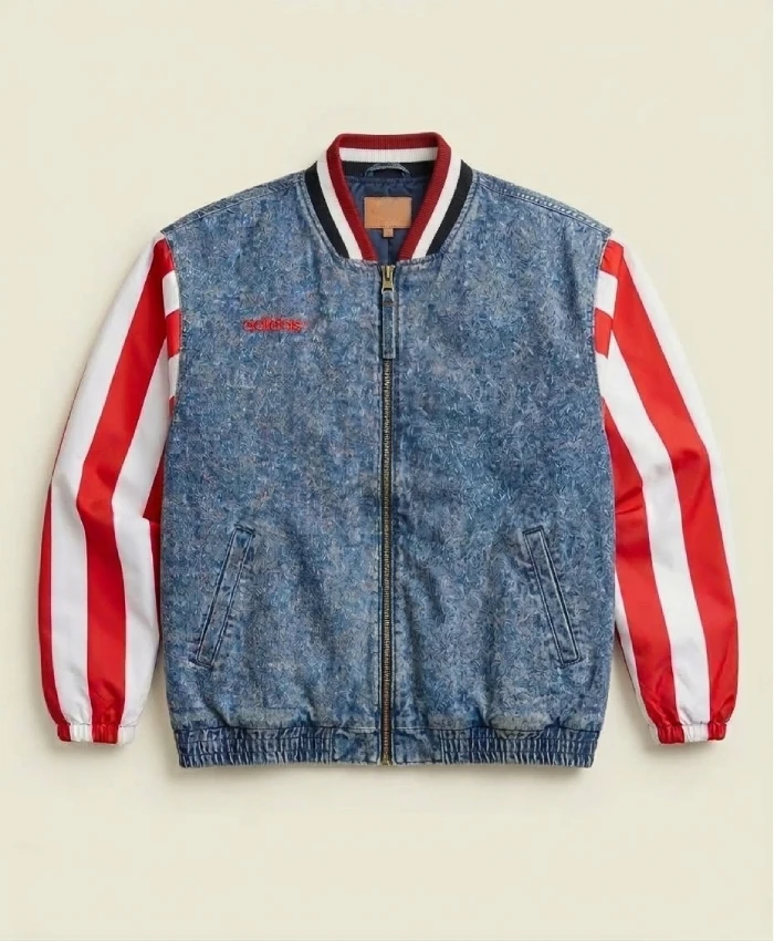 Adidas Bring Back 1994 USA Zip Up Denim Jacket
