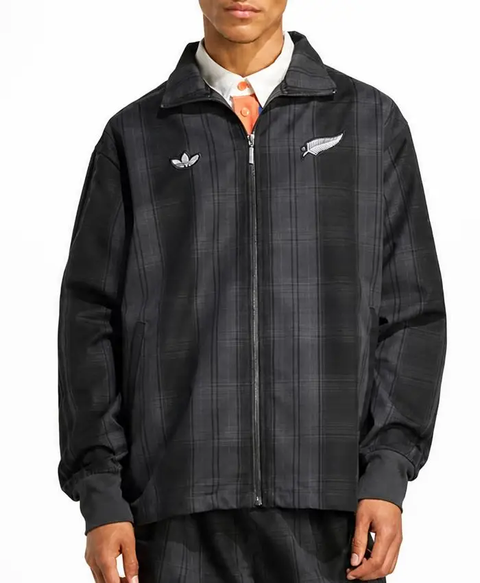 Adidas Firebird Plaid Track Jacket_ Mens