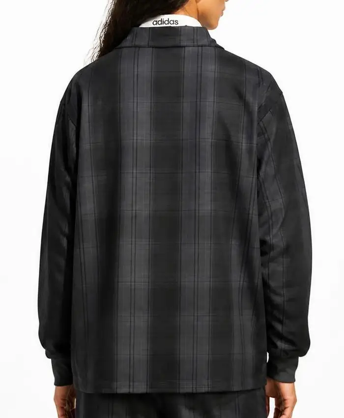 Adidas Firebird Plaid Track Jacket_ Women