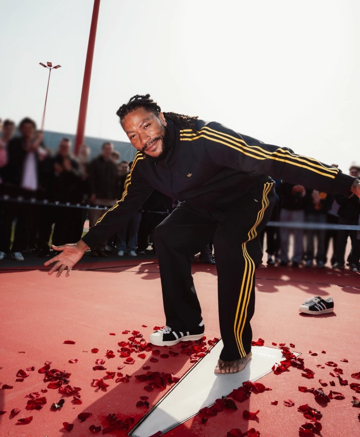 Adidas Honors Derrick Rose Black Tracksuit
