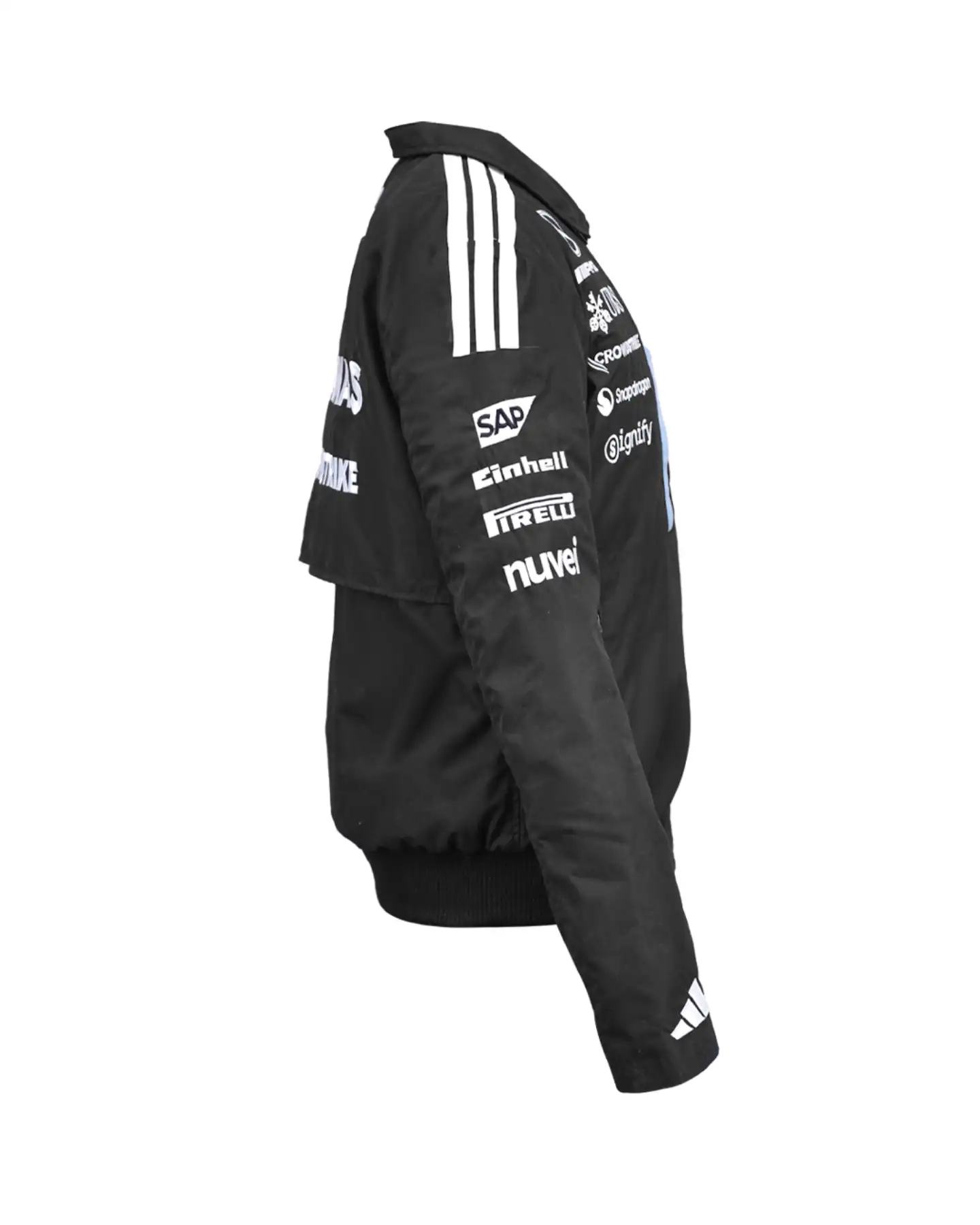 Adidas Mercedes Amg Petronas F1 Team Black Bomber Jacket