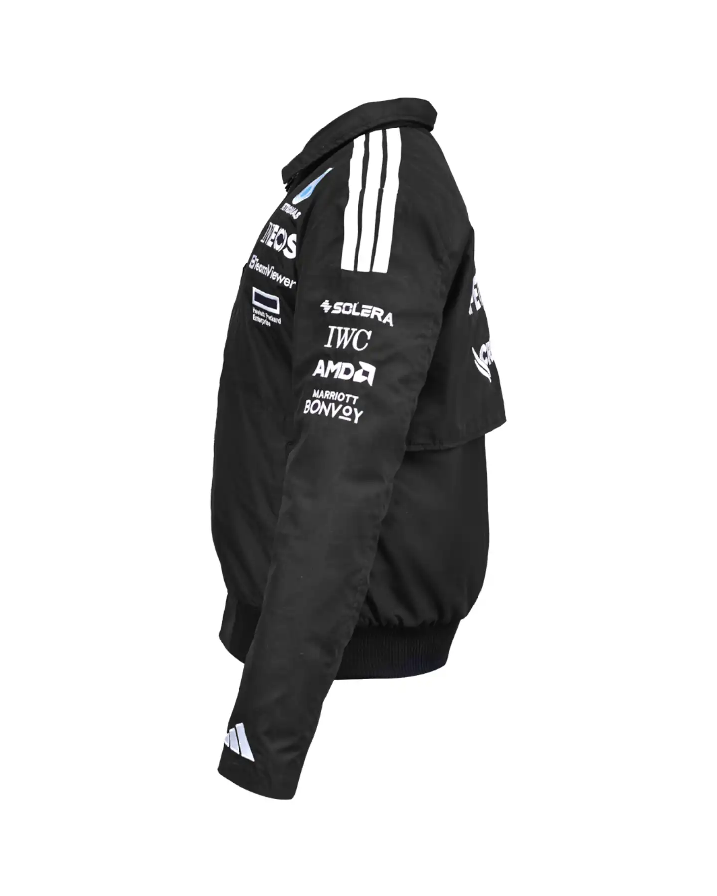 Adidas Mercedes Amg Petronas F1 Team Bomber Black Jacket