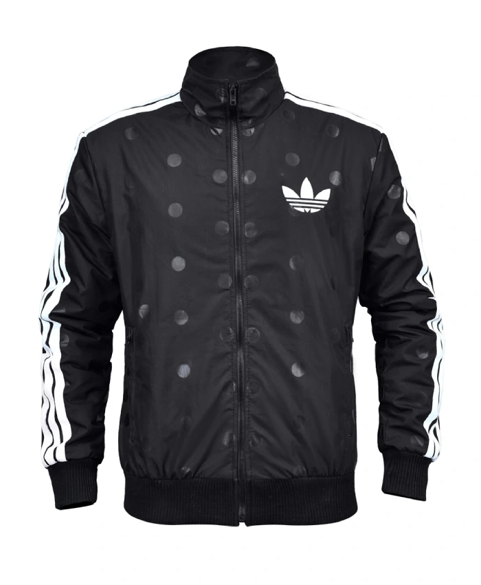 Adidas Polka Dots Black Track Jacket