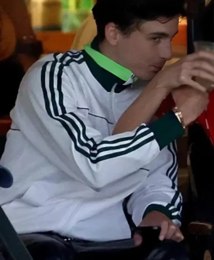 Adidas Saint Etienne Timothee Chalamet White Track Jacket