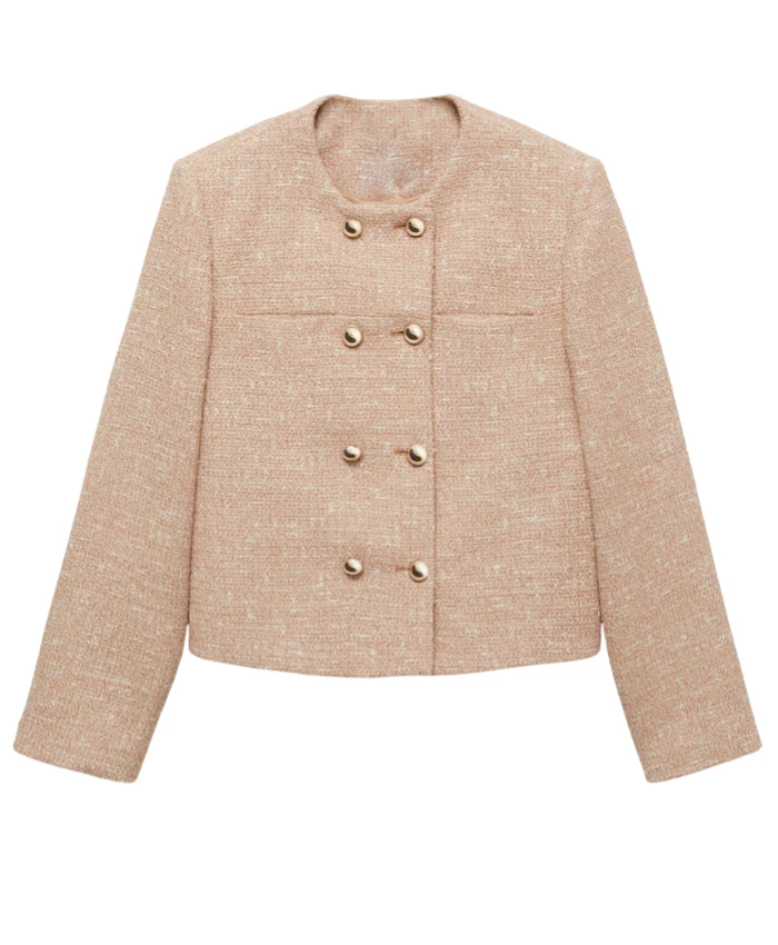 Ainsley Earhardt Fox And Friends 2025 Beige Tweed Jacket