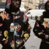 Akimbo Hooded Multicolor Printed Jacket By Slawn And Kida Kudz