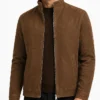 Alan Ritchson Reacher S03 Suede Leather Jacket Mens