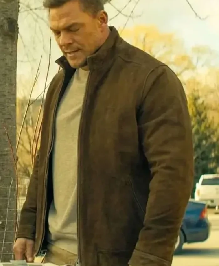 Alan Ritchson Reacher S03 Suede Leather Jacket