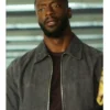 Aldis Hodge TV Series Cross Season 02 Alex Cross Grey Suede Jacket