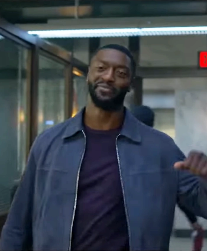 Alex Cross S02 Grey Suede Jacket