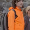 Alexis Safoyan Round The Decay Orange Hooded Jacket