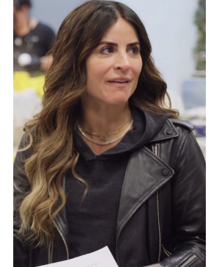 Alison Victoria Sin City Rehab Season 01 Black Leather Biker Jacket