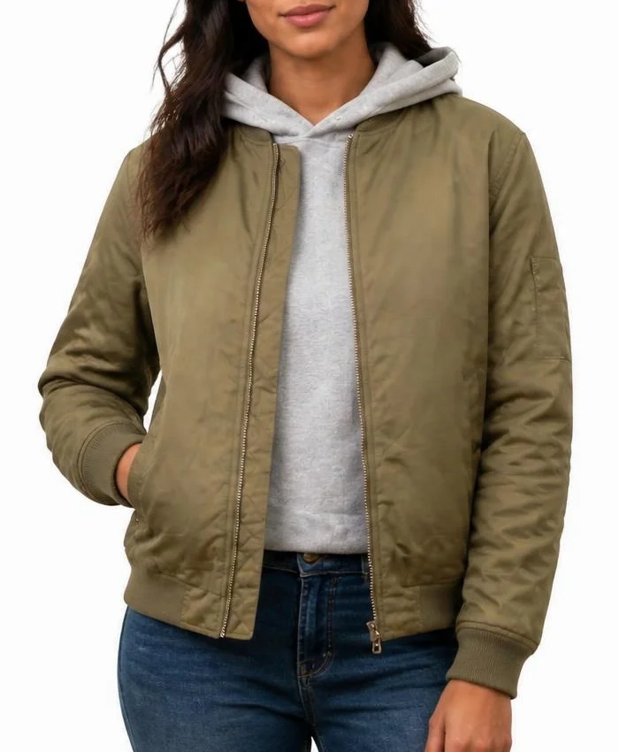 All American Nathaniel Logan McIntyre Bomber Jacket Womens
