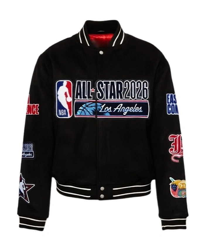 All Star 2026 Los Angeles Black Varsity Jacket
