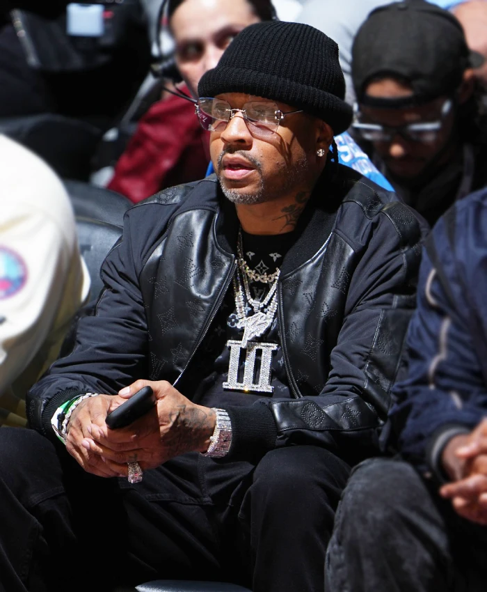 Allen Iverson NBA All Star Event Bomber Jacket
