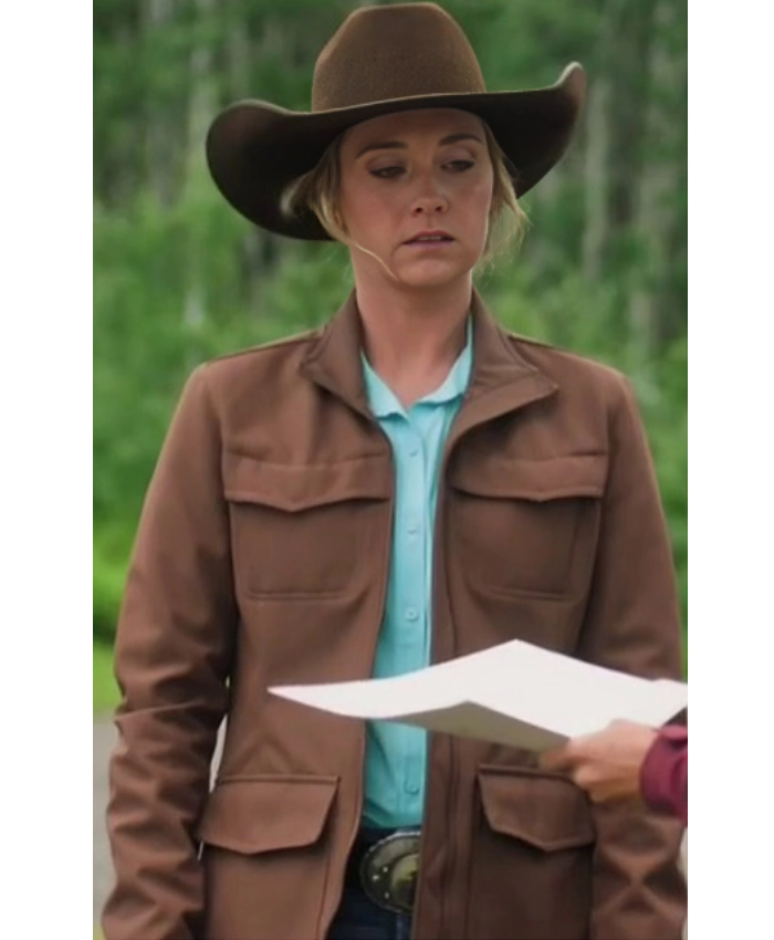 Amber Marshall TV Series Heartland S19 Amy Fleming Cotton Softshell Jacket