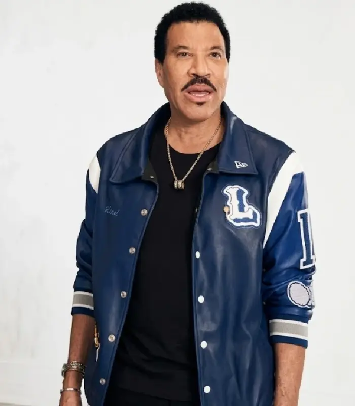 American Idol Lionel Richie Blue Varsity Jacket - Image 2