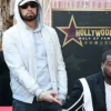American Rapper Eminem Hollywood Walk Of Fame 2024 Letterman Varsity Jacket