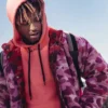 American Rapper Juice Wrld Pink Camo Jacket 