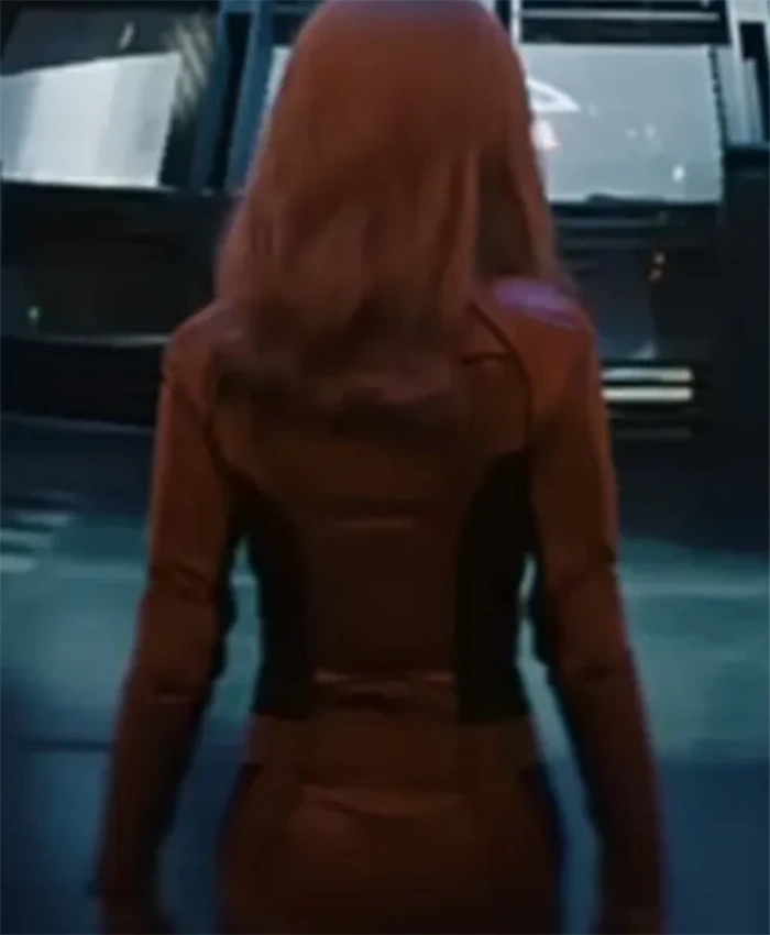Amie Donald M3GAN 2.0 Brown Leather Jacket