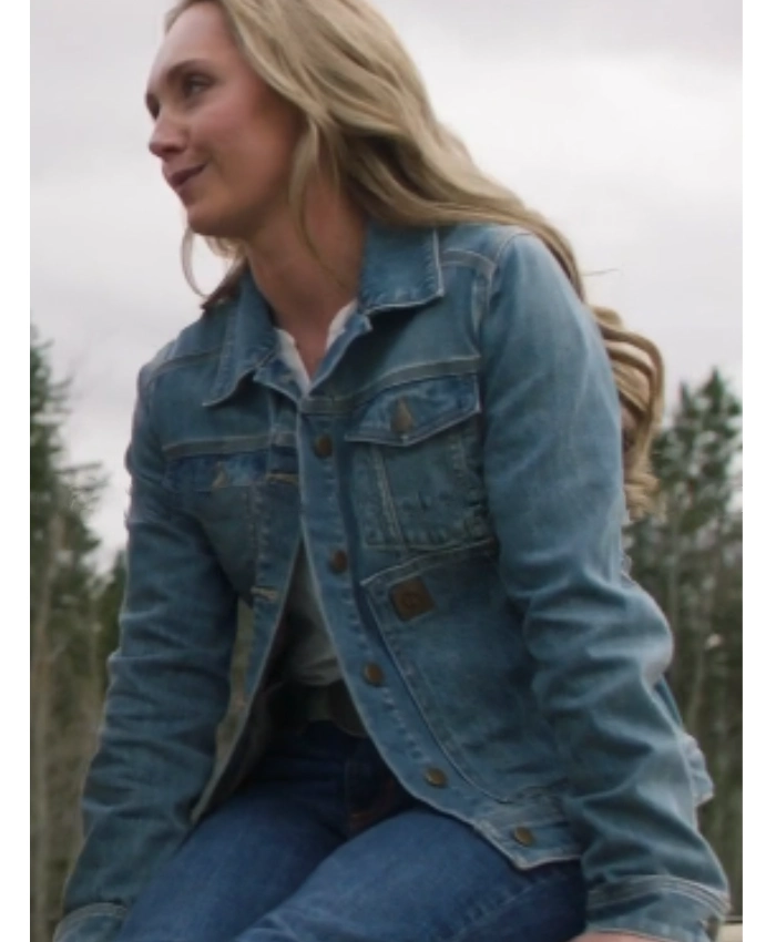 Amy Fleming Heartland S19 Amber Marshall Blue Denim Jacket