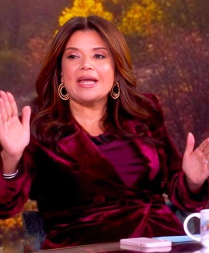 Ana Navarro The View Velvet Blazer