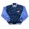 Anaheim Angels Navy And Light Blue Bomber Satin Jacket