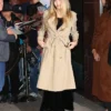 Angelina Jolie Beige Trench Coat