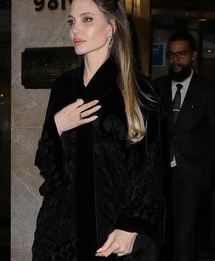 Angelina Jolie Black Jacket