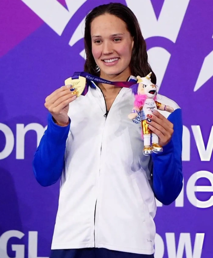 Angharad Evans Glasgow Commonwealth Games Track Jacket