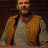 Animal Control Frank Shaw Brown Quilted Vest