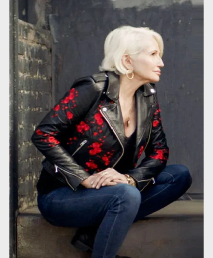 Alternative view of Animal Kingdom Janine Smurf Cody Leather Jacket
