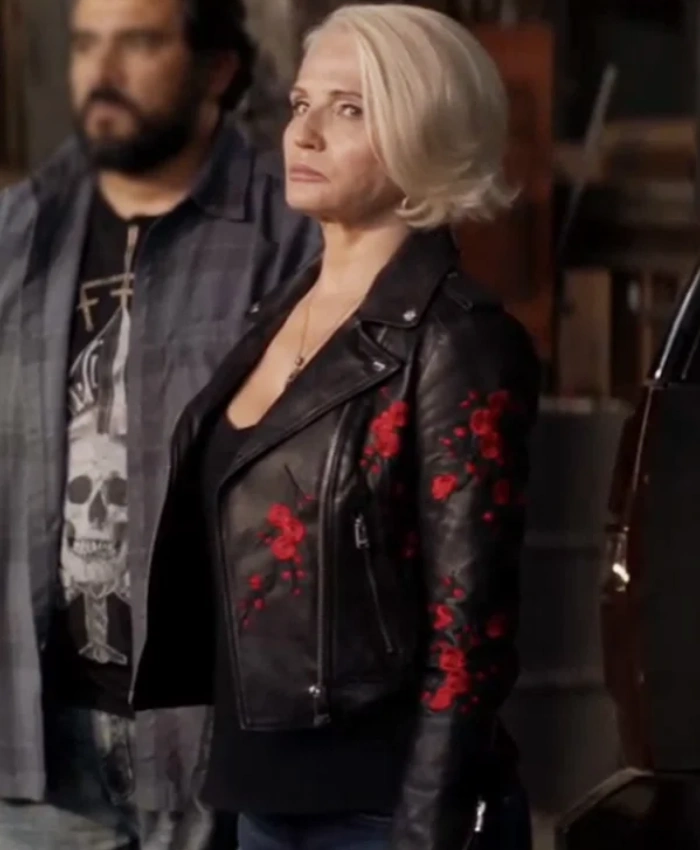 Animal Kingdom Janine Smurf Cody Leather Jacket - Image 3