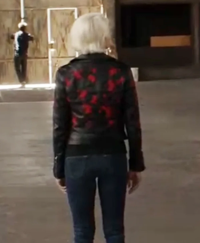 Animal Kingdom Janine Smurf Cody Leather Jacket - Image 4