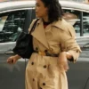 Anna His And Hers 2026 Tessa Thompson Beige Trench Coat