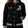 Anne Hathaway Arsenal Gunners Varsity Jacket Womens