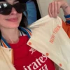 Anne Hathaway Knicks Varsity Jacket