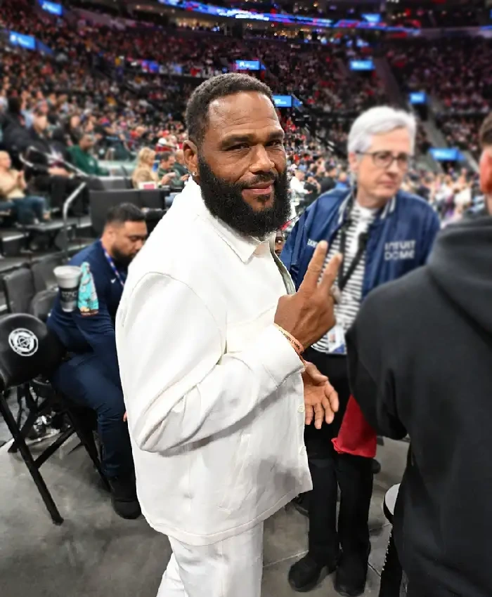 Anthony Anderson Play In Tournament 2026 White Jacket - Image 2