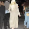Anya Taylor Joy Long Beige Duster