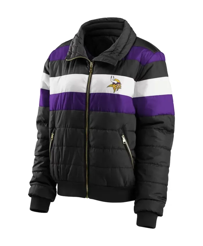 Appolonia Minnesota Vikings Full Zip Puffer Jacket