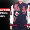 Arizona Cardinals Blue And White Wool Varsity Jacket