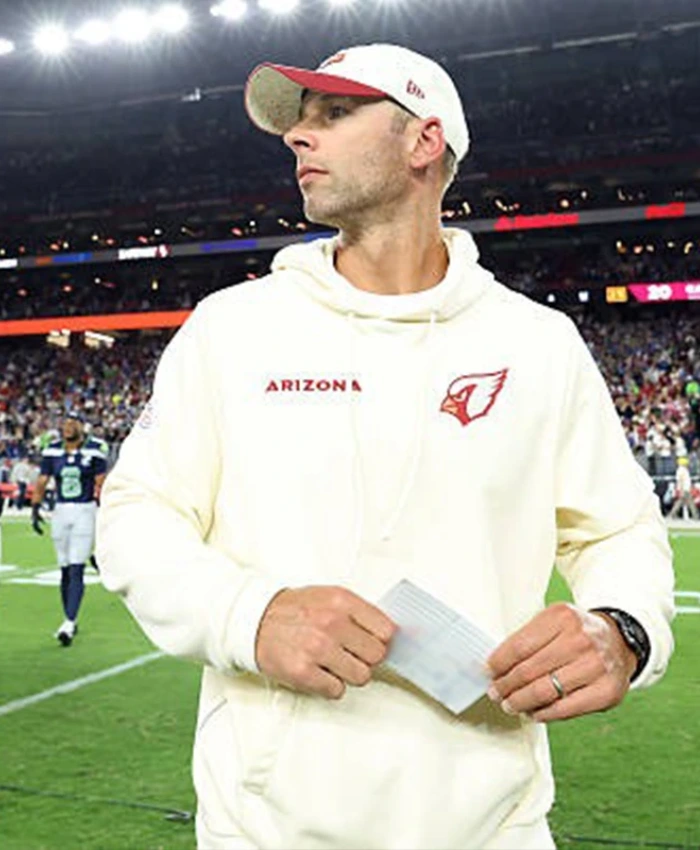 Arizona Cardinals Natural 2025 Rivalries Collection Jonathan Gannon Standard Issue Dri FIT Hoodie