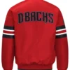 Arizona Diamondbacks Scout I Red Satin Jacket
