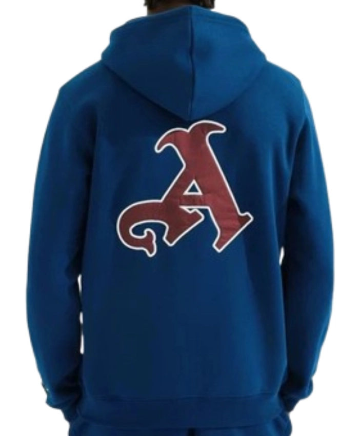 Arsenal Adidas 24/25 Blue Hoodie - Image 2