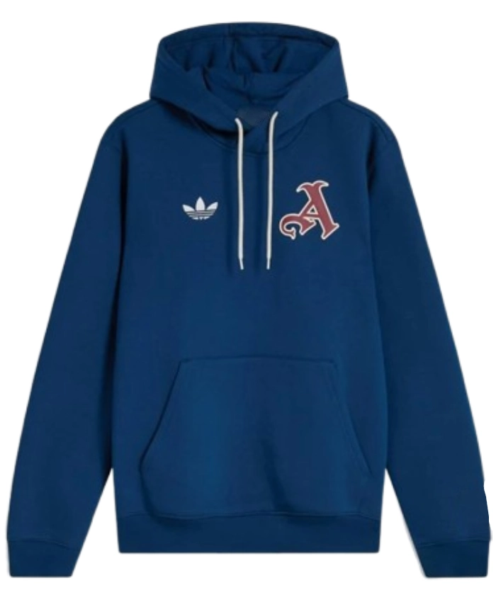 Arsenal Adidas 24/25 Blue Hoodie - Image 3