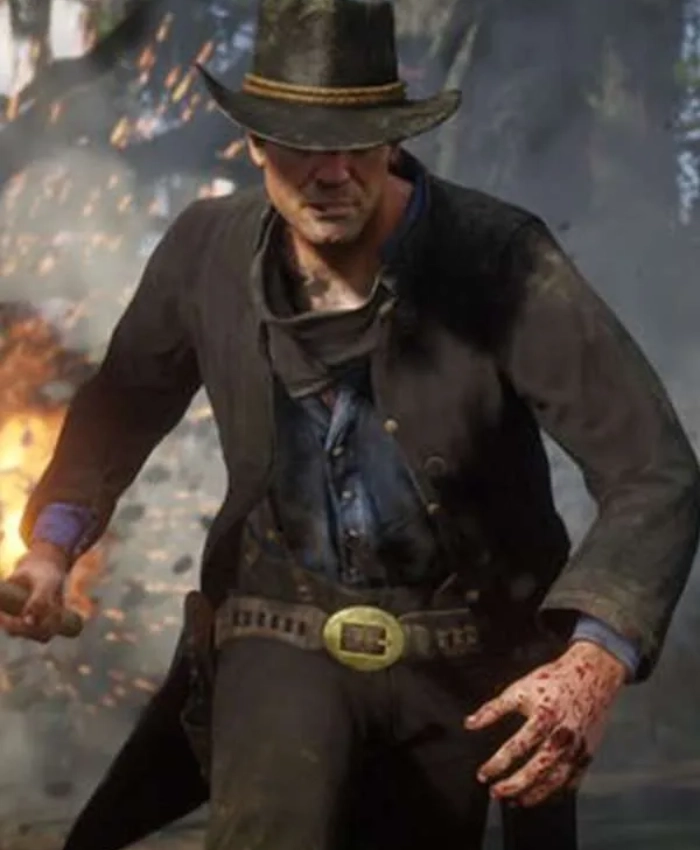 Arthur Morgan Red Dead Redemption ll Trench Coat - Image 3