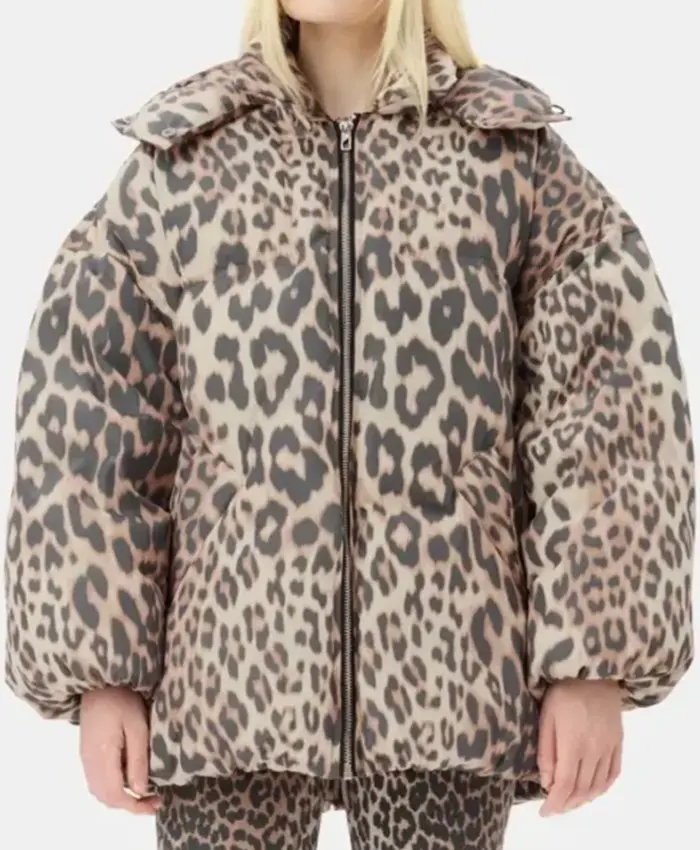 Asda Leopard Print Puffer Jacket