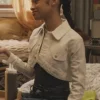Ashley Banks Bel Air S03 Cropped Denim Jacket 1